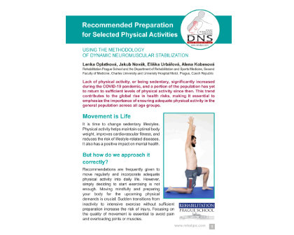 New DNS booklet – Recommended Preparation for Selected Physical Activities